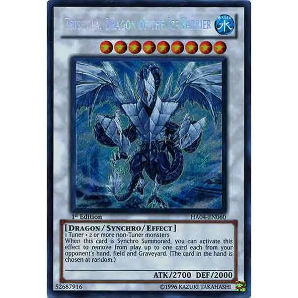 YuGiOh Hidden Arsenal 4: Trishula's Triumph Secret Rare Trishula, Dragon of the Ice Barrier HA04-EN060