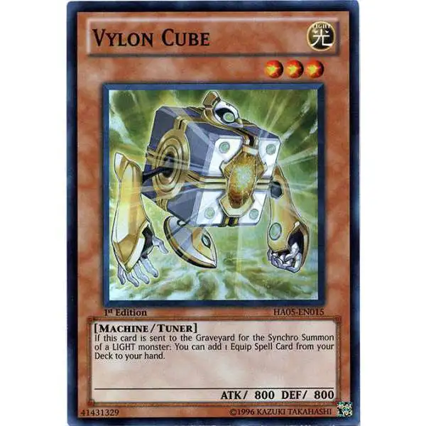 YuGiOh YuGiOh 5D's Hidden Arsenal 5: Steelswarm Invasion Super Rare Vylon Cube HA05-EN015