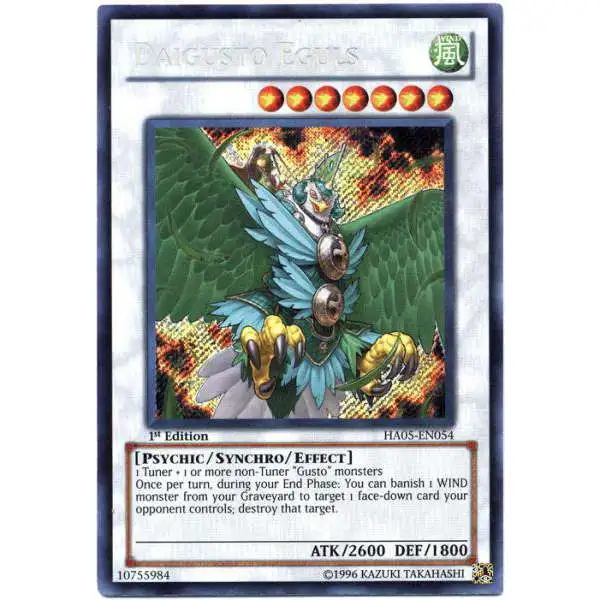 YuGiOh YuGiOh 5D's Hidden Arsenal 5: Steelswarm Invasion Secret Rare Daigusto Eguls HA05-EN054