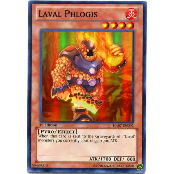 YuGiOh Trading Card Game Hidden Arsenal 7: Knight of Stars Super Rare Laval Phlogis HA07-EN002