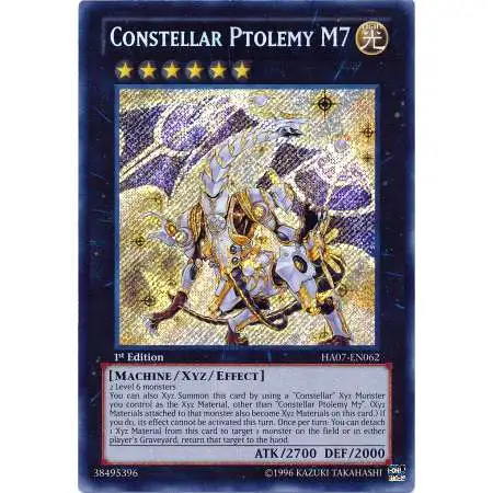 YuGiOh Trading Card Game Hidden Arsenal 7: Knight of Stars Secret Rare Constellar Ptolemy M7 HA07-EN062
