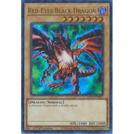 YuGiOh Hidden Arsenal: Chapter 1 Duel Terminal Ultra Parallel Rare Red-Eyes Black Dragon HAC1-EN003