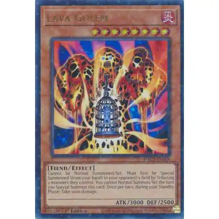 YuGiOh Hidden Arsenal: Chapter 1 Duel Terminal Ultra Parallel Rare Lava Golem HAC1-EN008