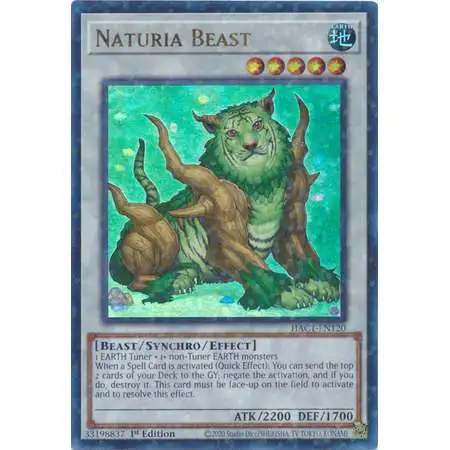 YuGiOh Hidden Arsenal: Chapter 1 Duel Terminal Ultra Parallel Rare Naturia Beast HAC1-EN120