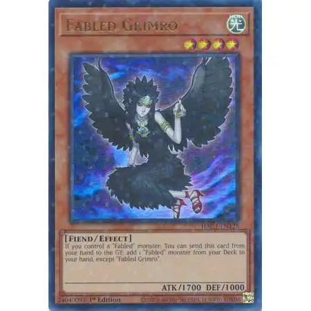 YuGiOh Hidden Arsenal: Chapter 1 Duel Terminal Ultra Parallel Rare Fabled Grimro HAC1-EN125