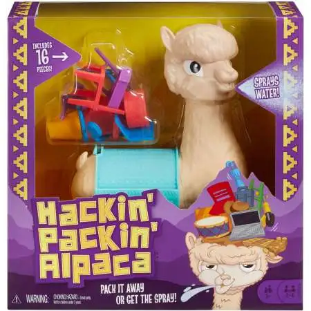 Mattel Games Hackin' Packin' Alpaca Game