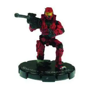 Halo 3 ActionClix Uncommon Spartan S2 AM Sniper Rifle #047 [Red]