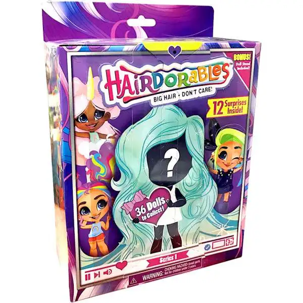 Hairdorables Series 1 Doll Exclusive Mystery Pack [12 Surprises Inside! (Includes Doll Stand!), Damaged Package]