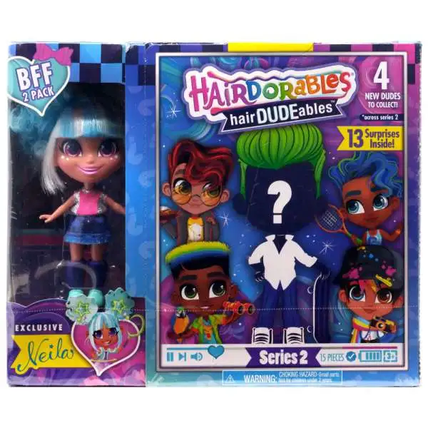 Hairdorables Series 2 Doll Neila Bonus Bestie 2-Pack