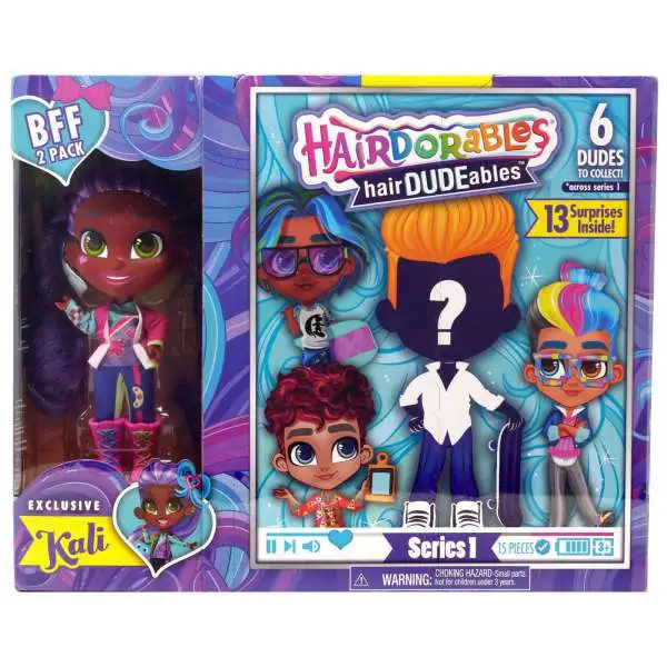 Hairdorables hairDUDEables Series 1 Kali BFF 2-Pack [Damaged Package]