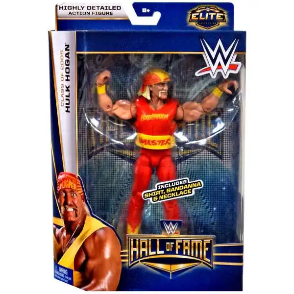 WWE Wrestling Elite Collection Hall of Fame Hulk Hogan Action Figure [Shirt, Bandanna & Necklace, Damaged Package]