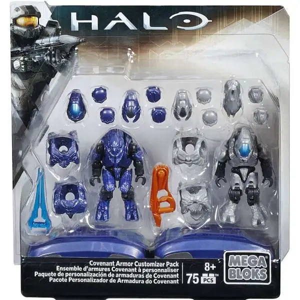 Mega Bloks Halo Spartan Customizer Pack Minifigure Set #97541 