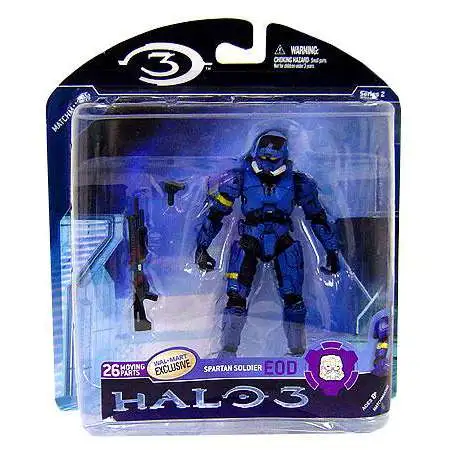 McFarlane Toys Halo 3 Series 2 Spartan Soldier EOD Exclusive Action Figure [Blue]