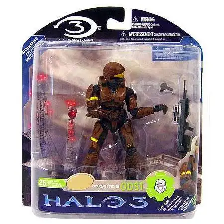 McFarlane Toys Halo 3 Series 3 Spartan Soldier ODST Exclusive Action Figure [Brown, Damaged Package]
