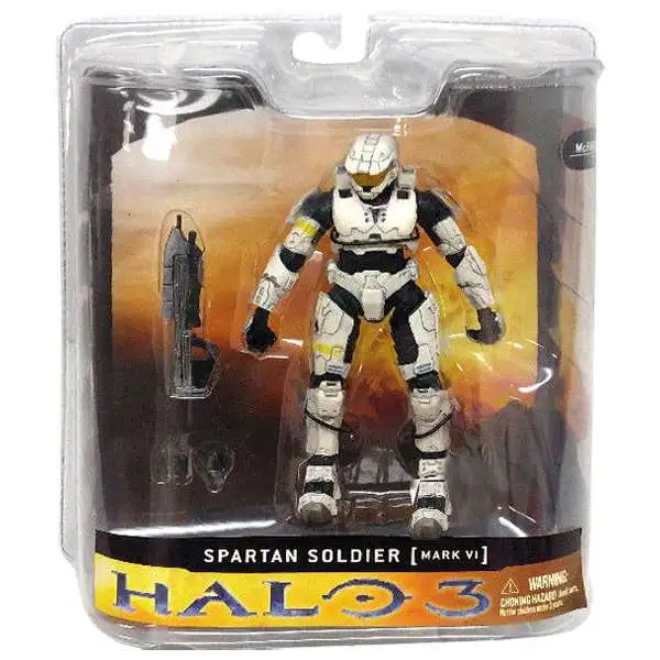 McFarlane Toys Halo 3 Spartan Soldier Mark VI Exclusive Action Figure [White]