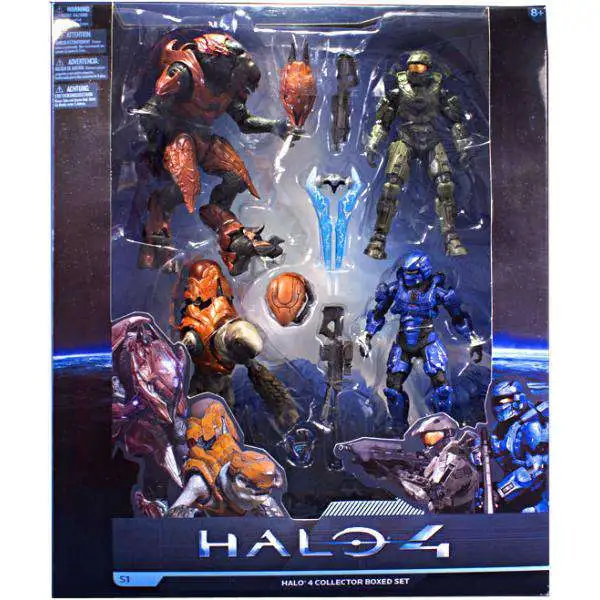 McFarlane Toys Halo 4 Series 1 Halo 4 Collector Boxed Set Exclusive Action Figure Set #1 [Damaged Package]