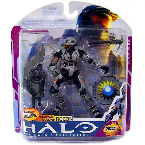 McFarlane Toys Halo 3 Series 6 Medal Edition Spartan Soldier Recon Exclusive Action Figure [Steel]