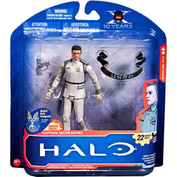 McFarlane Toys Halo 10th Anniversary Series 2 Captain Jacob Keyes Action Figure