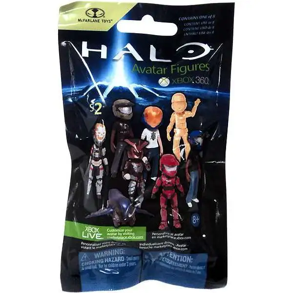 McFarlane Toys Halo XBOX 360 Avatar Figures Series 2 2-Inch Mystery Pack