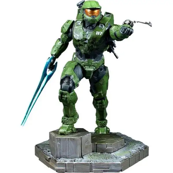 Halo Infinite Master Chief 10-Inch PVC Statue [Grappleshot, Damaged Package]