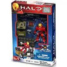 Mega Bloks Halo The Authentic Collector's Series Red Team: Weapons Pack Exclusive Set #96956 [EVA Spartan]