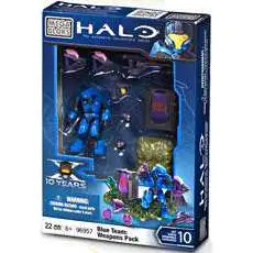 Mega Bloks Halo The Authentic Collector's Series Blue Team: Weapons Pack Exclusive Set #96957 [Covenant Elite]