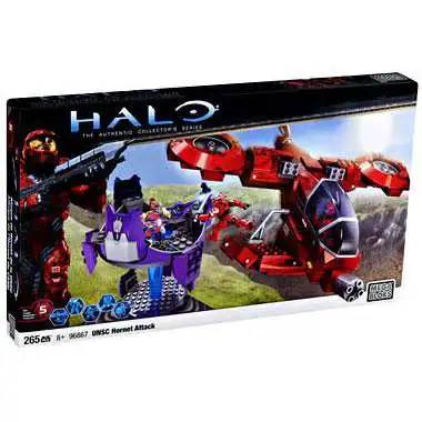 Mega Bloks Halo The Authentic Collector's Series UNSC Hornet Attack Exclusive Set #96867