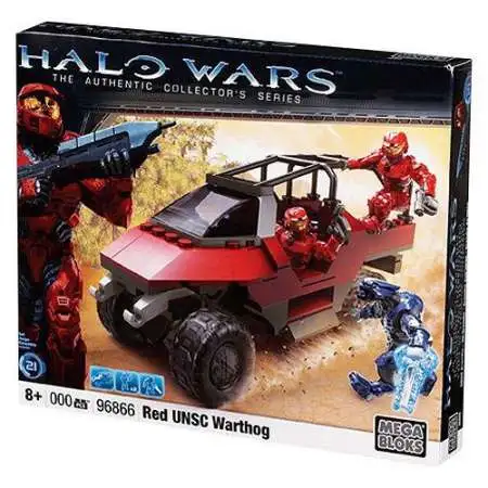 Mega Bloks Halo The Authentic Collector's Series Red UNSC Warthog Set #96866