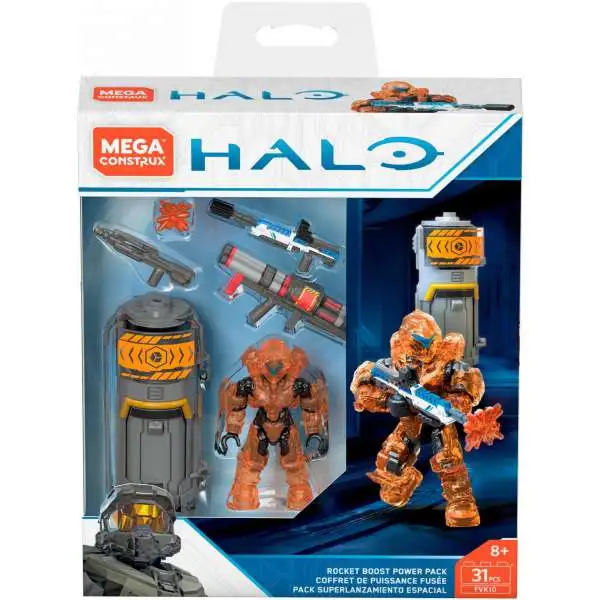 Halo Rocket Boost Power Pack Set Includes Spartan Mega Construx