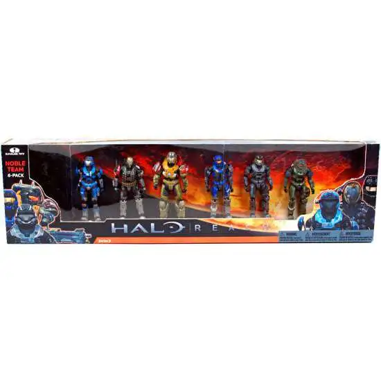 McFarlane Toys Halo Reach Series 3 Noble Team 6-Pack Action Figure