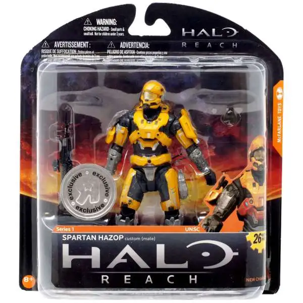 McFarlane Toys Halo Reach Spartan Hazop Exclusive Action Figure [Gold]