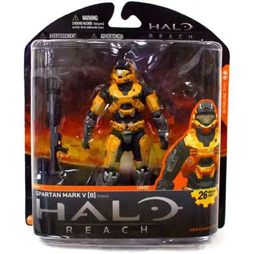 McFarlane Toys Halo Reach Spartan Mark V [B] Exclusive Action Figure [Gold]