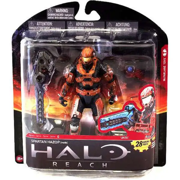 McFarlane Toys Halo Reach Series 6 Spartan Hazop Exclusive Action Figure [Rust]