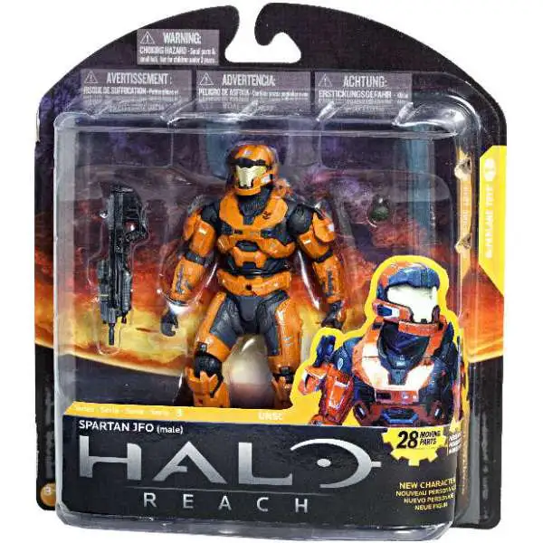 McFarlane Halo Reach Series 3 Spartan Operator Action Figure (Steel) 