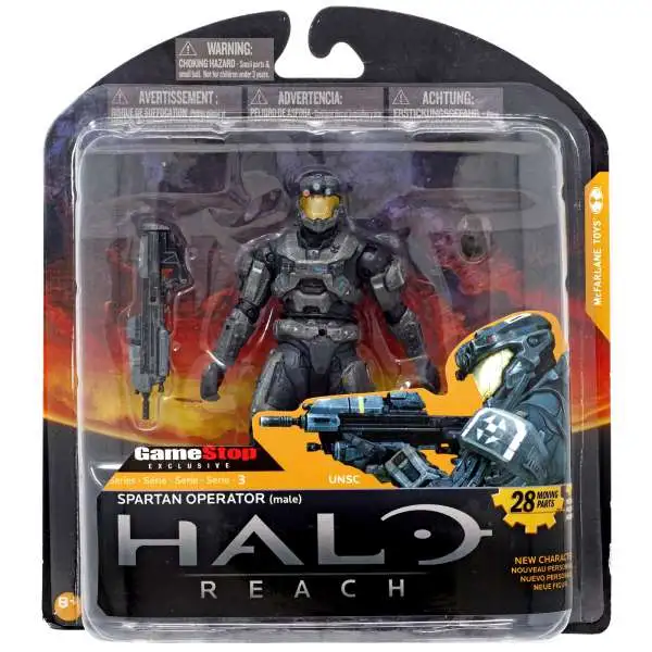 McFarlane Toys Halo Reach Series 3 Spartan Operator Exclusive Action Figure [Steel]