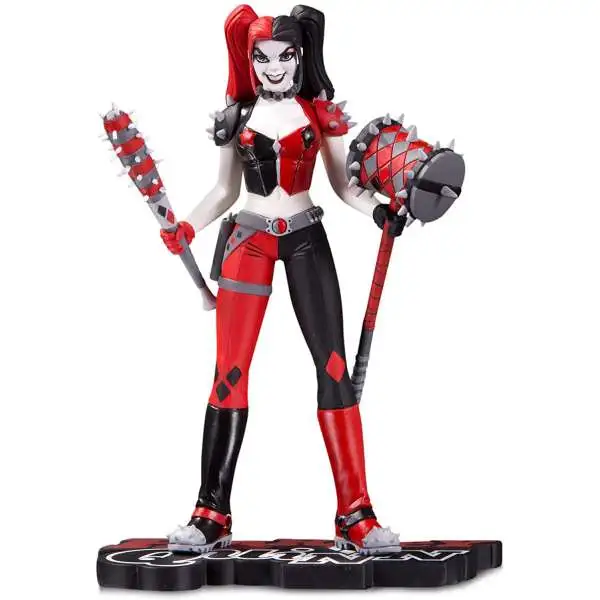 DC Red, White & Black Harley Quinn Resin Statue [Amanda Conner]