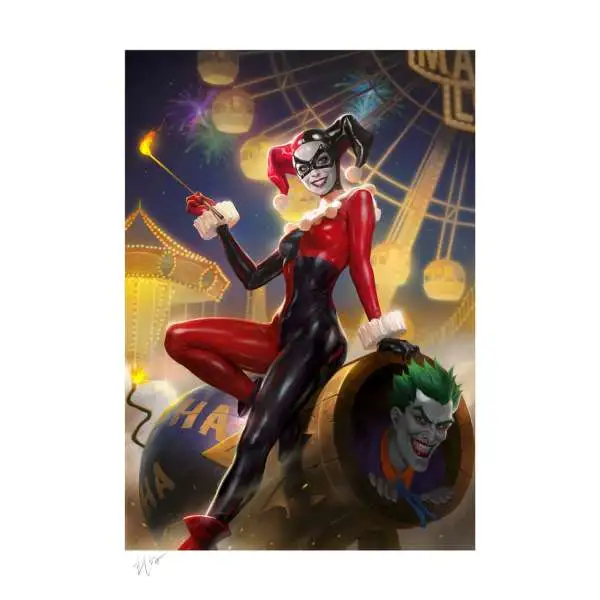 DC Harley Quinn & The Joker 18 x 24 Fine Art Print [Limited to 350]