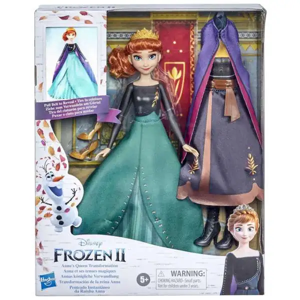 Disney Frozen 2 Anna's Queen Transformation Dolls