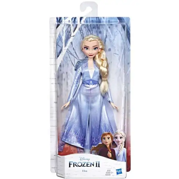 Disney Frozen 2 Elsa with Long Blonde Hair and Blue Outfit 11-Inch Doll