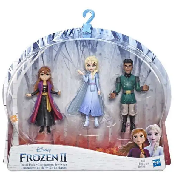Disney Frozen 2 Elsa, Anna, & Mattias Travel Pack Small Dolls 3-Pack
