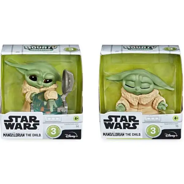 Star Wars The Mandalorian Bounty Collection The Child (Baby Yoda / Grogu) Action Figure 2-Pack [Curious Child & Meditation]