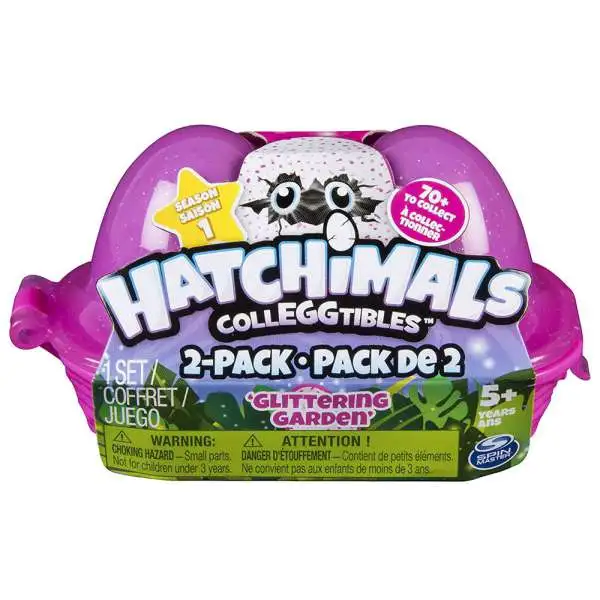 Hatchimals Colleggtibles Season 1 Glittering Garden Mystery 2-Pack [Egg Carton]