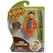 Hanna-Barbera The Flintstones Fred Flintstone 3-Inch Figure [With Buffalo Hat, Damaged Package]