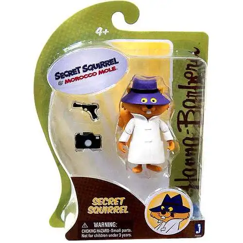 Hanna-Barbera Secret Squirrel & Morocco Mole Secret Squirrel 3-Inch Figure