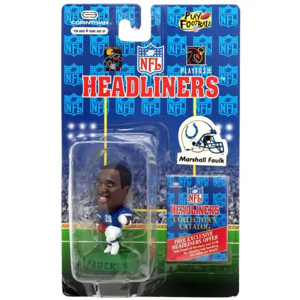 NFL Headliners Marshall Faulk Mini Figure [Damaged Package, Mint Contents]
