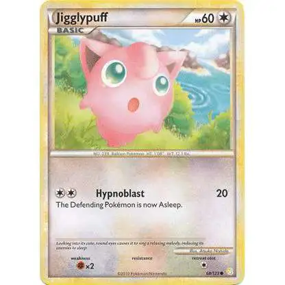 Pokemon HeartGold & Soulsilver HeartGold SoulSilver Common Jigglypuff #68