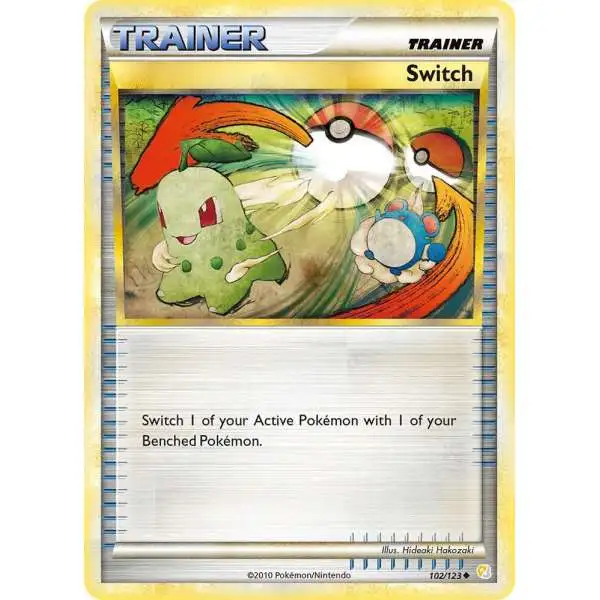 Pokemon HeartGold & Soulsilver HeartGold SoulSilver Uncommon Switch #102 [Lightly Played Reverse Holo] [Lightly Played]