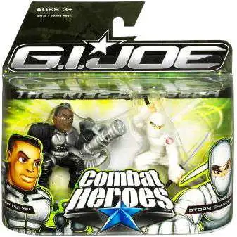 GI Joe The Rise of Cobra Combat Heroes Heavy Duty & Storm Shadow Mini Figure 2-Pack