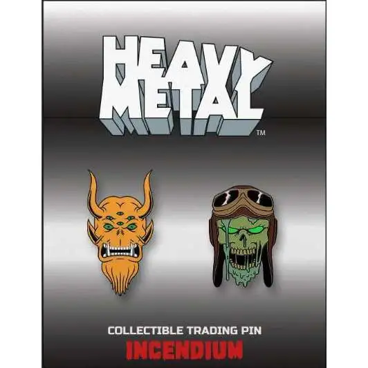 Heavy Metal Set 2 2-Inch Lapel Pin Set