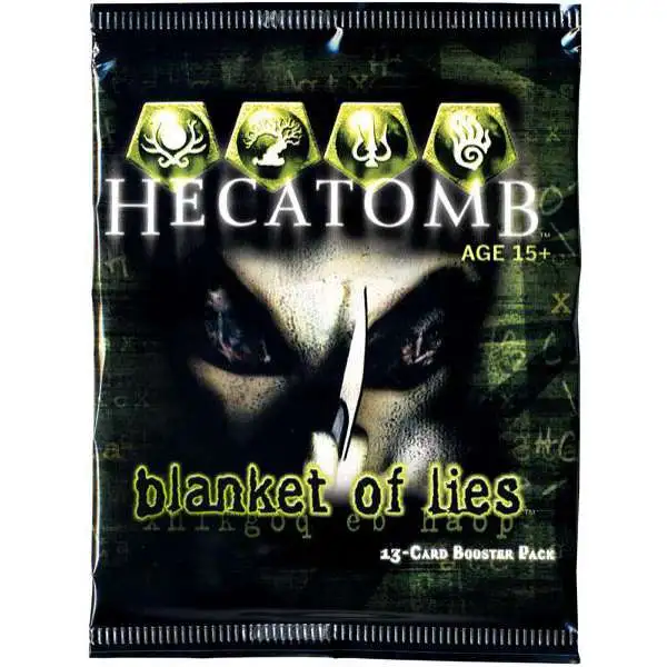 Hecatomb Trading Card Game Blanket of Lies Booster Pack [13 Cards]